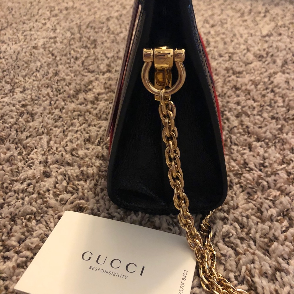 Gucci Ophidia Suede and Leather Shoulder Bag - Picture 3 of 7